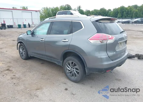 2016 Nissan Rogue Sl z USA, uszkodzony, nr VIN JN8AT2MV9GW132361